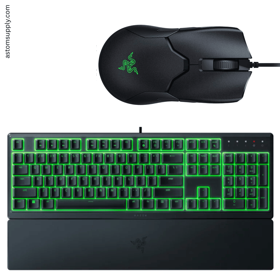 (Used) Razer Ornata Gaming Keyboard + Razer Gaming Mouse – Bundle
