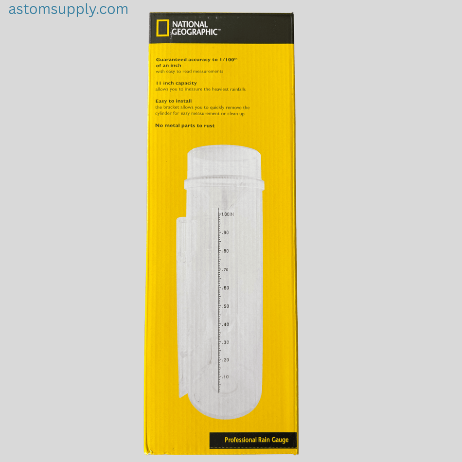 National Geographic 500NC Rain Gauge – Outdoor Weather Station, Code 057475500436