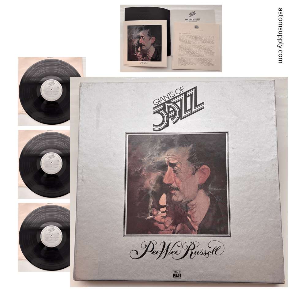 Pee Wee Russell – Giants of Jazz | Time-Life Box Set | VG+ Vinyl VG Box | Complete