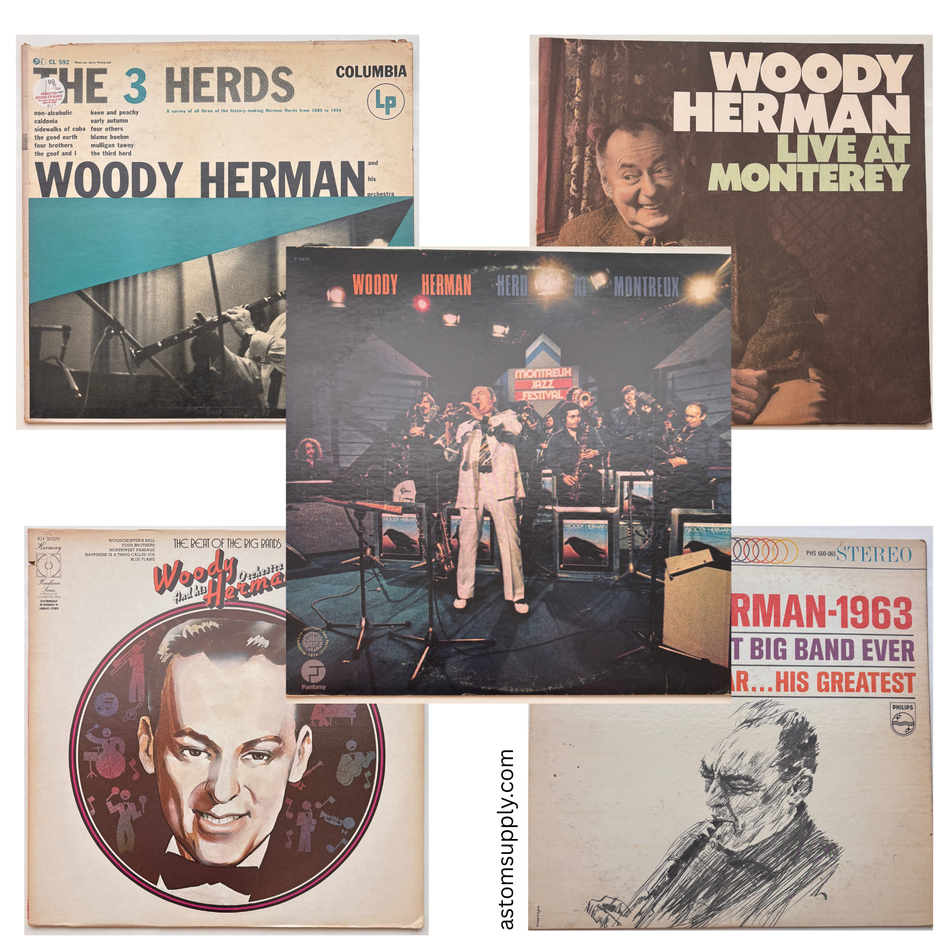 Woody Herman – Jazz LP Collection (5 Albums) – VG / VG – Bundle