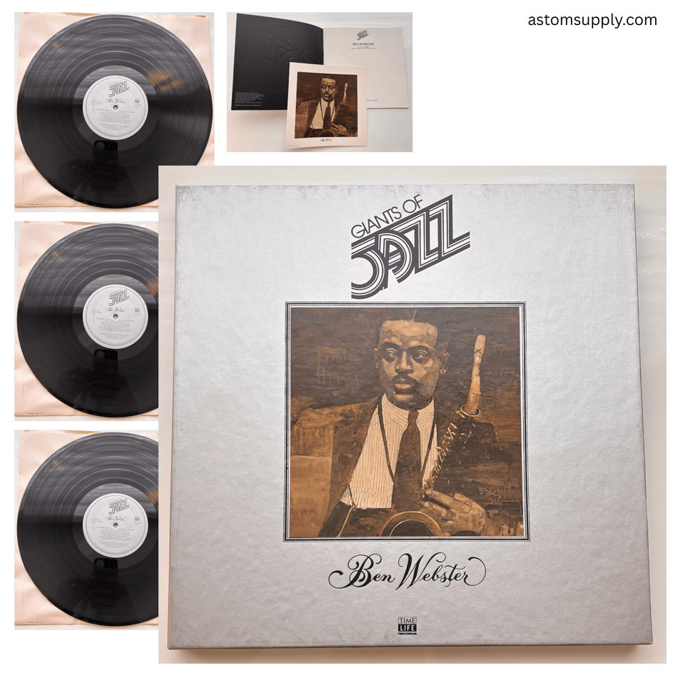 Ben Webster – Giants of Jazz (Time Life Records) – Complete Box Set – VG+ / VG