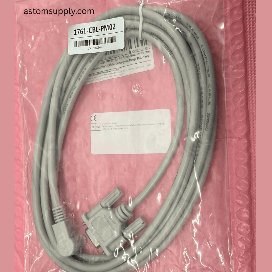 USB 1761-CBL-PM02 Programming Cable for MicroLogix 1000 1100 1200 1400 1500 – 90° End