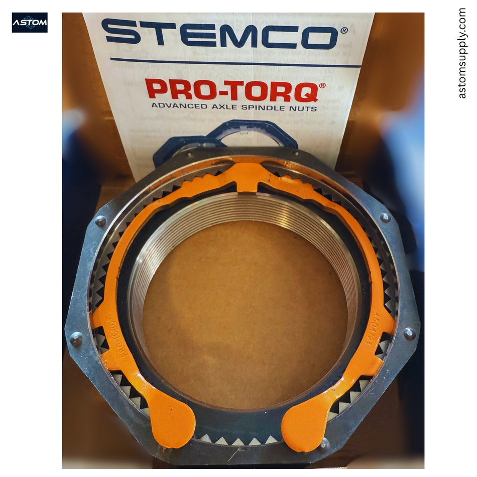 Stemco Pro-Torq Spindle Nut 447-4723 • 3.480-12 • 4-13/16-in 8-pt Socket • New / Sealed • Fastener Code 703832174634