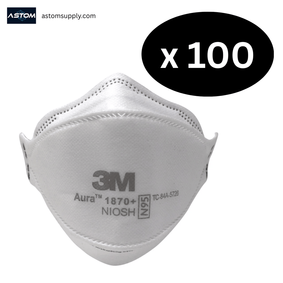 3M Aura 1870 N95 Respirator Mask – Box of 100