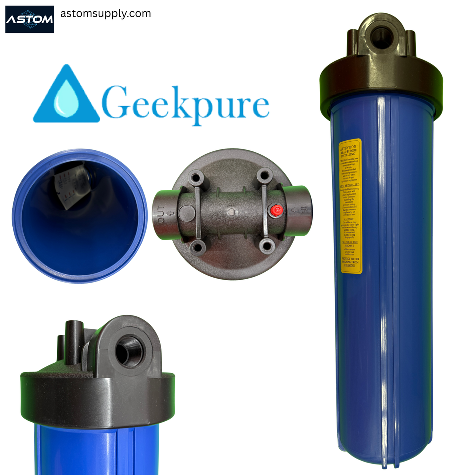 Geekpure BB-20B Whole House Water Filter Housing – Open Box