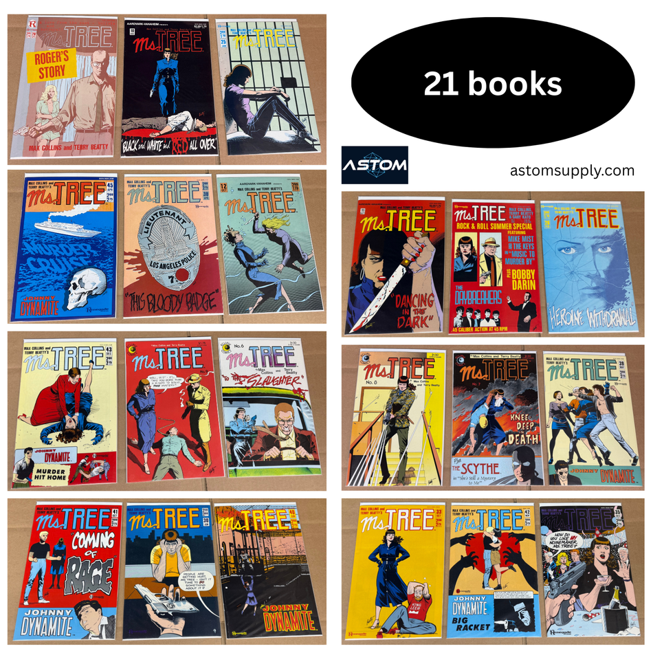 Ms. Tree Comic Lot (21 Issues) – Max Allan Collins – Crime Noir – Bagged & Boarded