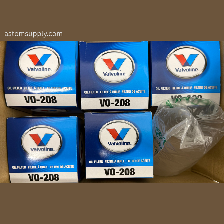 Valvoline Genuine V0-208 Oil Filter – 5 Pack with Seals – Brand New