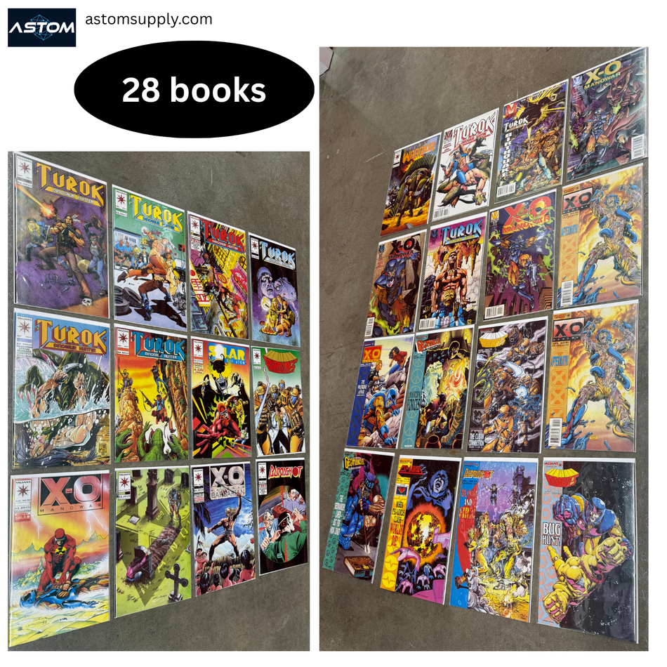 Valiant Comics Lot (28 Books) – Turok, X-O Manowar, Bloodshot – Bagged & Boarded